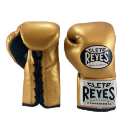 Cleto Reyes Professional Boxing Gloves  Solid Gold