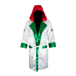 Cleto Reyes Boxing Robe with Hood Mexican Flag