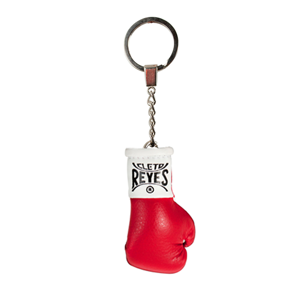 Red Cleto Reyes Rubber Boxing Glove Keychain 