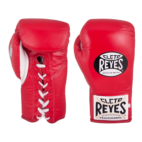 Cleto Reyes Safetec Professional Boxing Fight Gloves White 