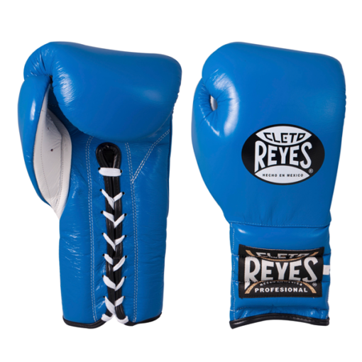 Cleto Reyes Traditional Training Lace Gloves Electric Blue