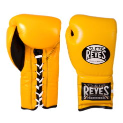 Cleto Reyes Traditional Training Lace Gloves Yellow