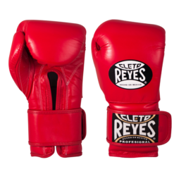 Cleto Reyes Training Gloves with Hook and Loop Closure - Classic Red