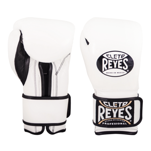 Cleto Reyes Training Gloves with Hook and Loop Closure - White