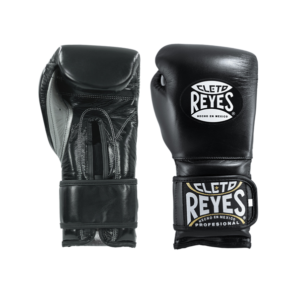 Cleto Reyes Training Gloves with Velcro Closure - 16 oz - Black