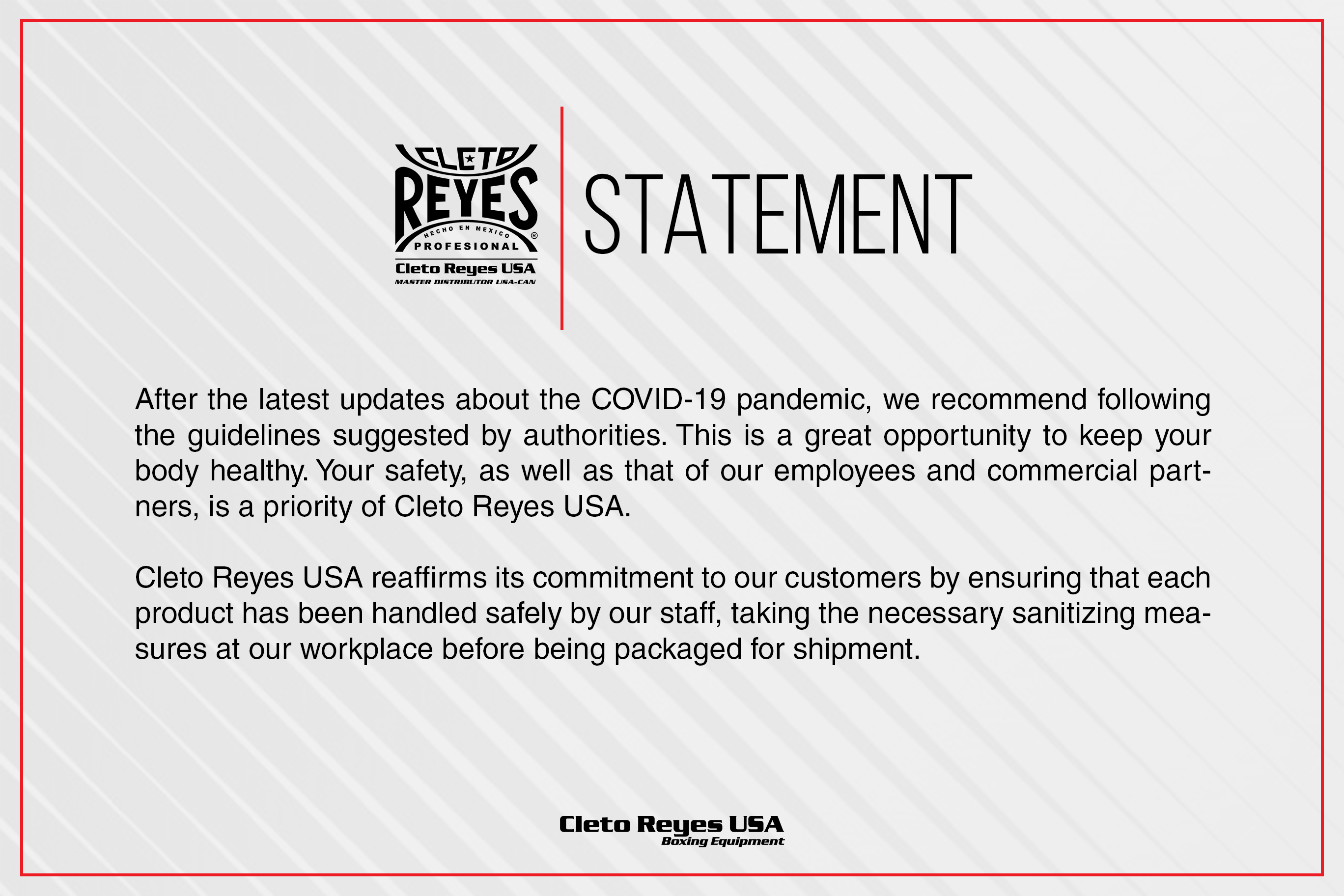 Cleto Reyes Statement