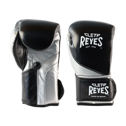 Cleto Reyes High Precision Boxing Gloves - Black-Silver