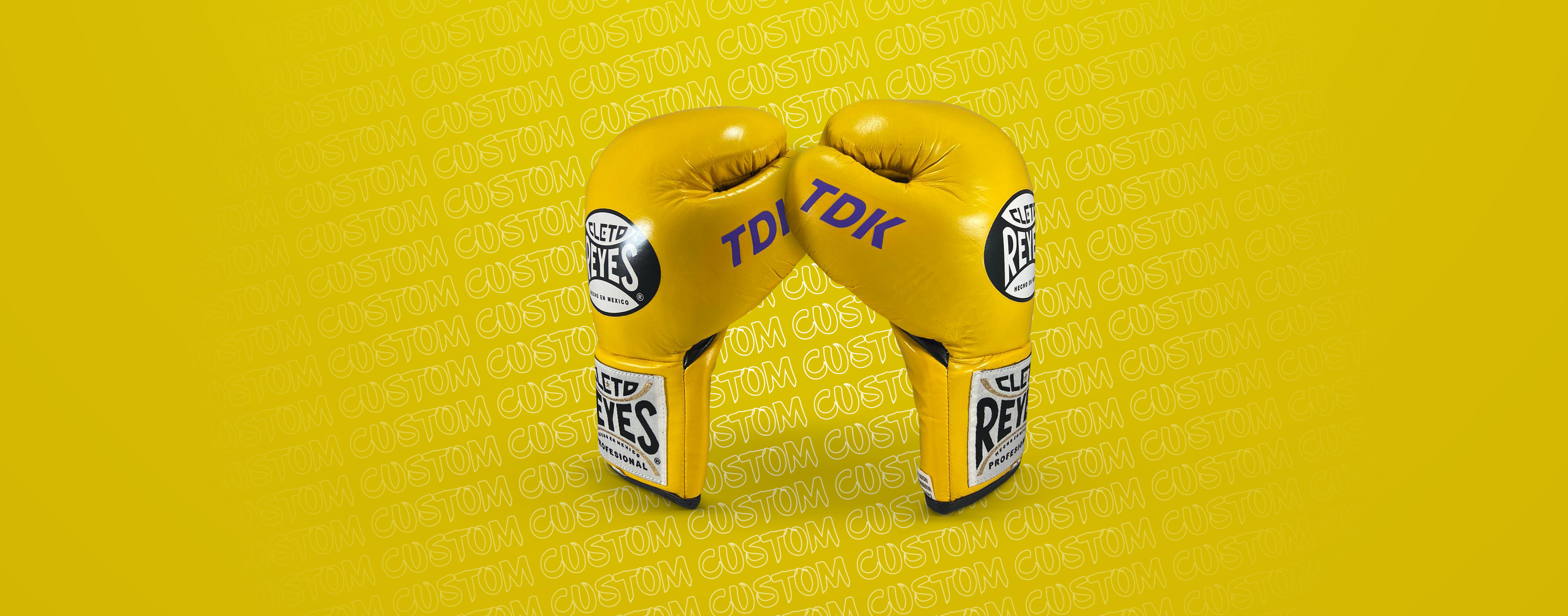 Customization - Cleto Reyes Professional Gloves - Brillant Yellow