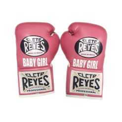 Cleto Reyes Professional Boxing Gloves - Pink display