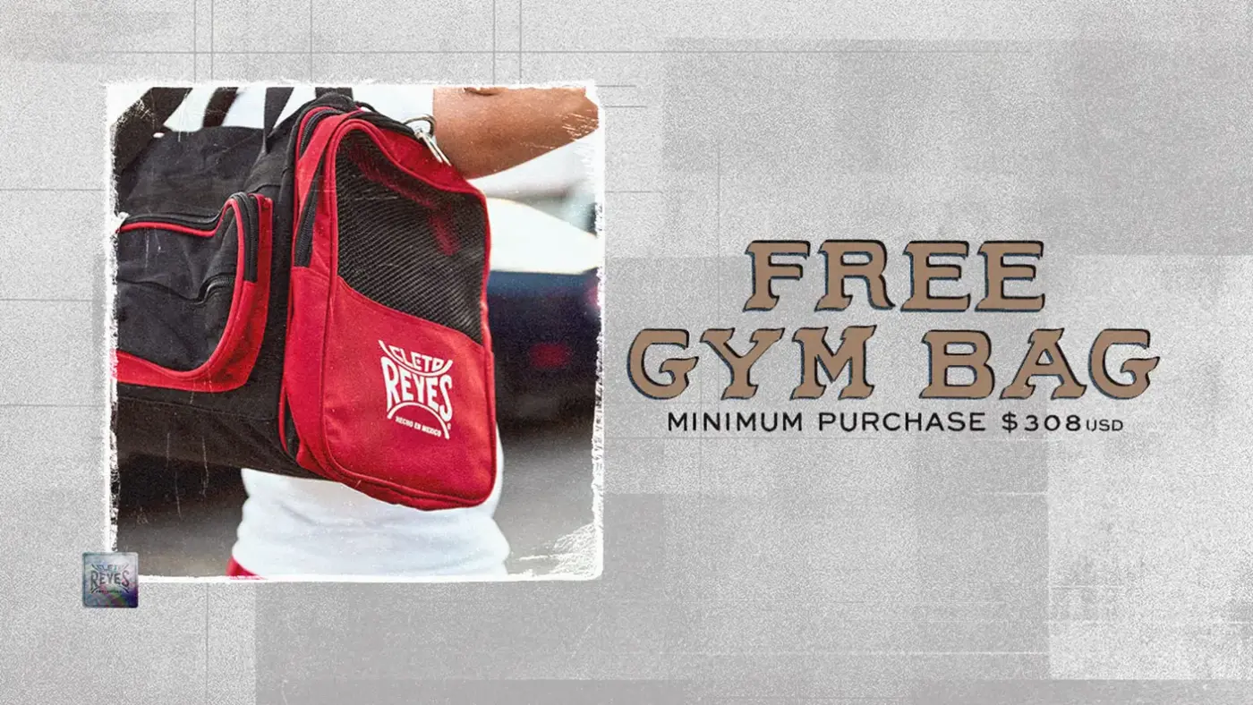 Cleto Reyes Shop - May 2024 promo #2 | Free Gym Bag + Free Shipping! Minimum purchase $308 USD (US Only, other restrictions apply)